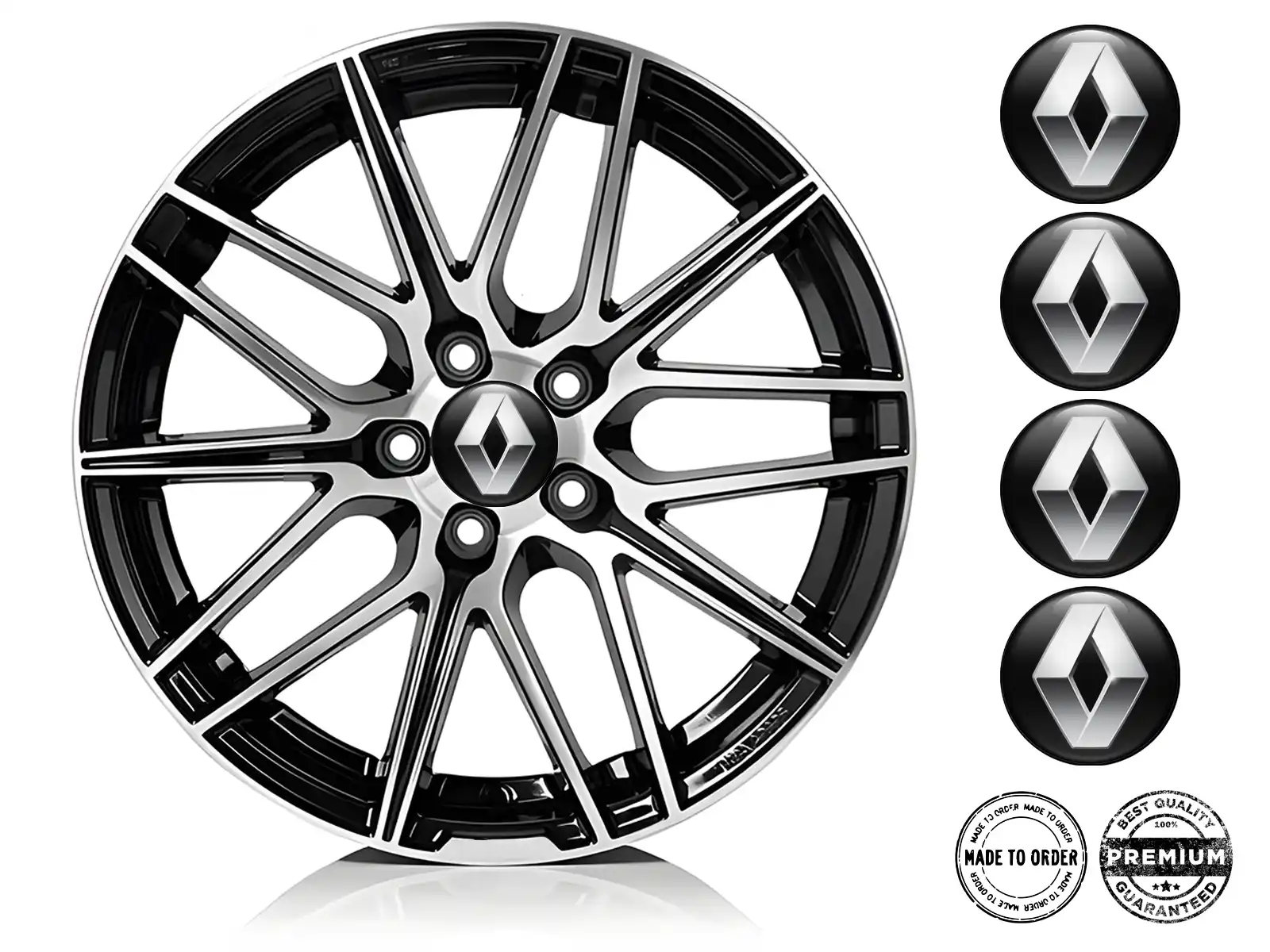 Renault Epoxy Dome Aufkleber Luxus Autoembleme